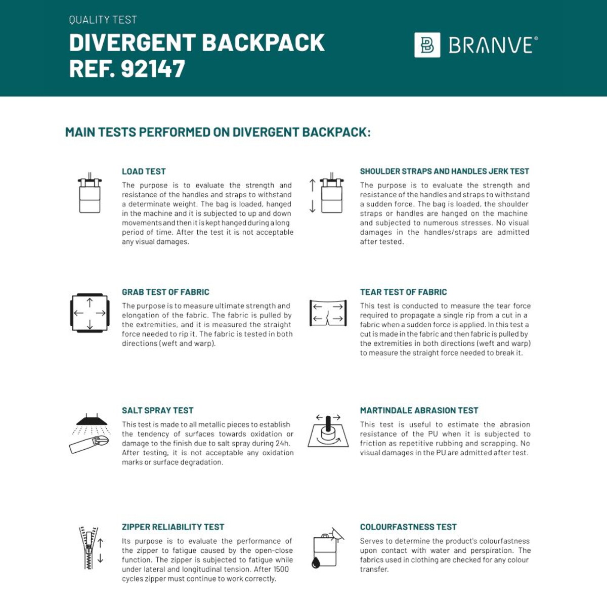 Torby na laptopa z logo – divergent backpack ii. plecak na laptopa do 15.6” z tkaniny i pu 92147_a DIVERGENT BACKPACK II. Plecak na laptopa do 15.6'' z tkaniny i PU 92147_a
