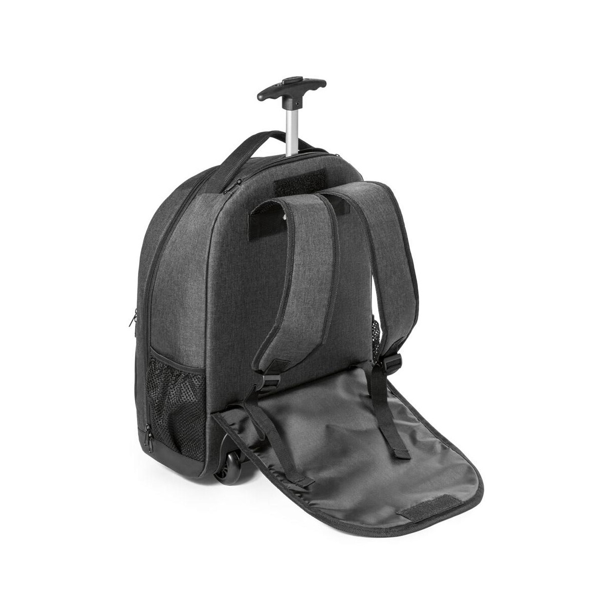 Torby na laptopa z logo – eindhoven. plecak na kółkach na laptopa 15.6” z 600d 92145_133-d EINDHOVEN. Plecak na kółkach na laptopa 15.6'' z 600D 92145_133-d