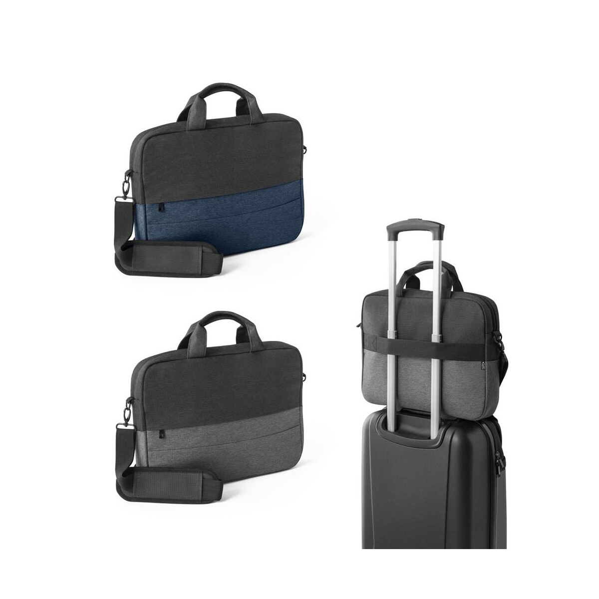 Torby na laptopa z logo – genoa. wyściełana torba na laptopa z recyklingowanego poliestru 600d o wysokiej gęstości 15” 92086_set GENOA. Wyściełana torba na laptopa z recyklingowanego poliestru 600D o wysokiej gęstości 15” 92086_set