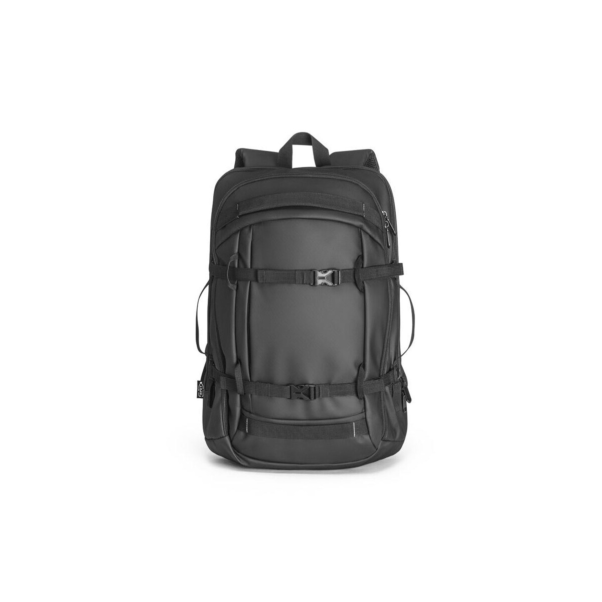 Torby na laptopa z logo – kampala. plecak na laptopa wykonany z poliestru 900d o wysokiej gęstości z recyklingu, z wodoodporną powłoką i podszewką z poliestru 210d z recyklingu 17’3″ 92363_103-a KAMPALA. Plecak na laptopa wykonany z poliestru 900D o wysokiej gęstości z recyklingu, z wodoodporną powłoką i podszewką z poliestru 210D z recyklingu 17'3