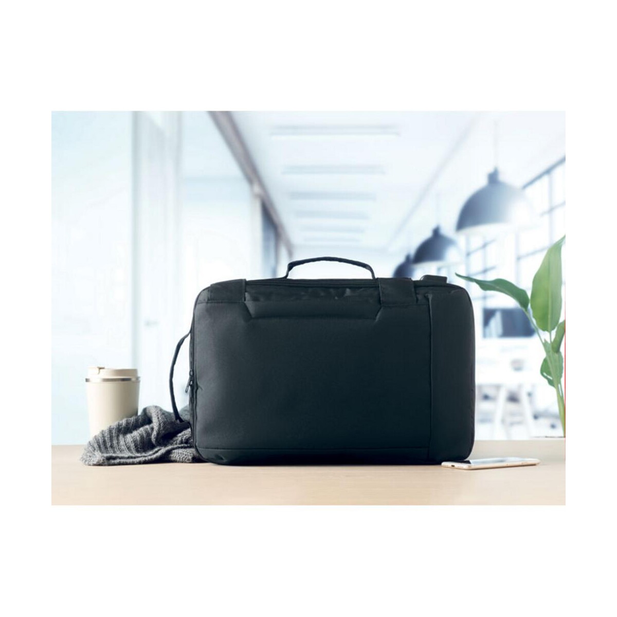 Torby na laptopa z logo – plecak na komputer z 300d rpet singapore mo6329-03-ambiant Plecak na komputer z 300D RPET SINGAPORE mo6329-03-ambiant