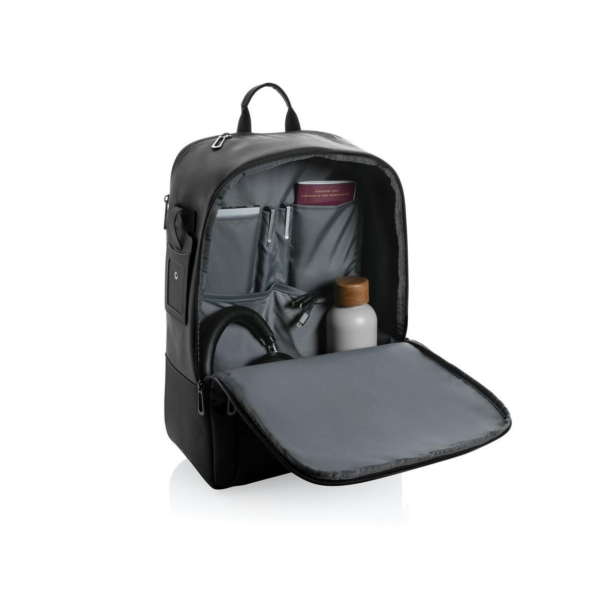 Torby na laptopa z logo – plecak na laptopa 15,6″ armond aware™ rpet P763.281__B_8 Plecak na laptopa 15,6