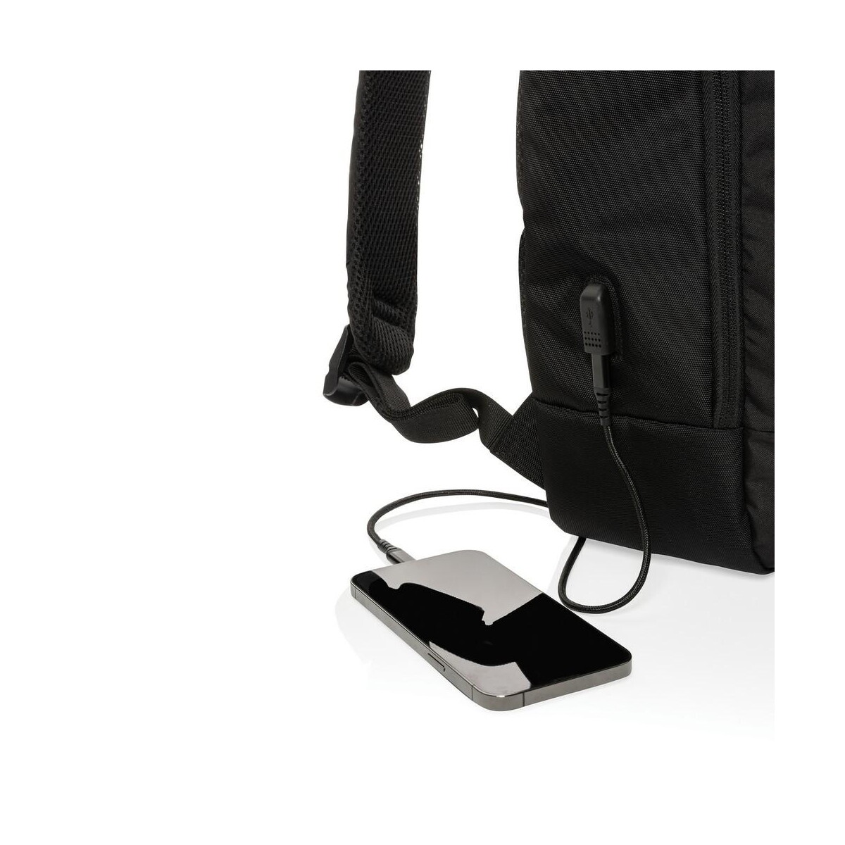 Torby na laptopa z logo – plecak na laptopa 15,6″ swiss peak aware™ rpet P763.101__B_7 Plecak na laptopa 15,6