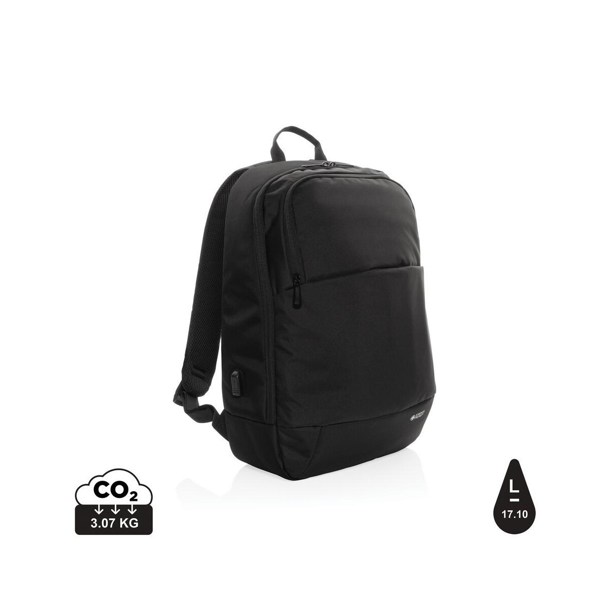 Torby na laptopa z logo – plecak na laptopa 15,6″ swiss peak aware™ rpet P763.101__S_0 Plecak na laptopa 15,6