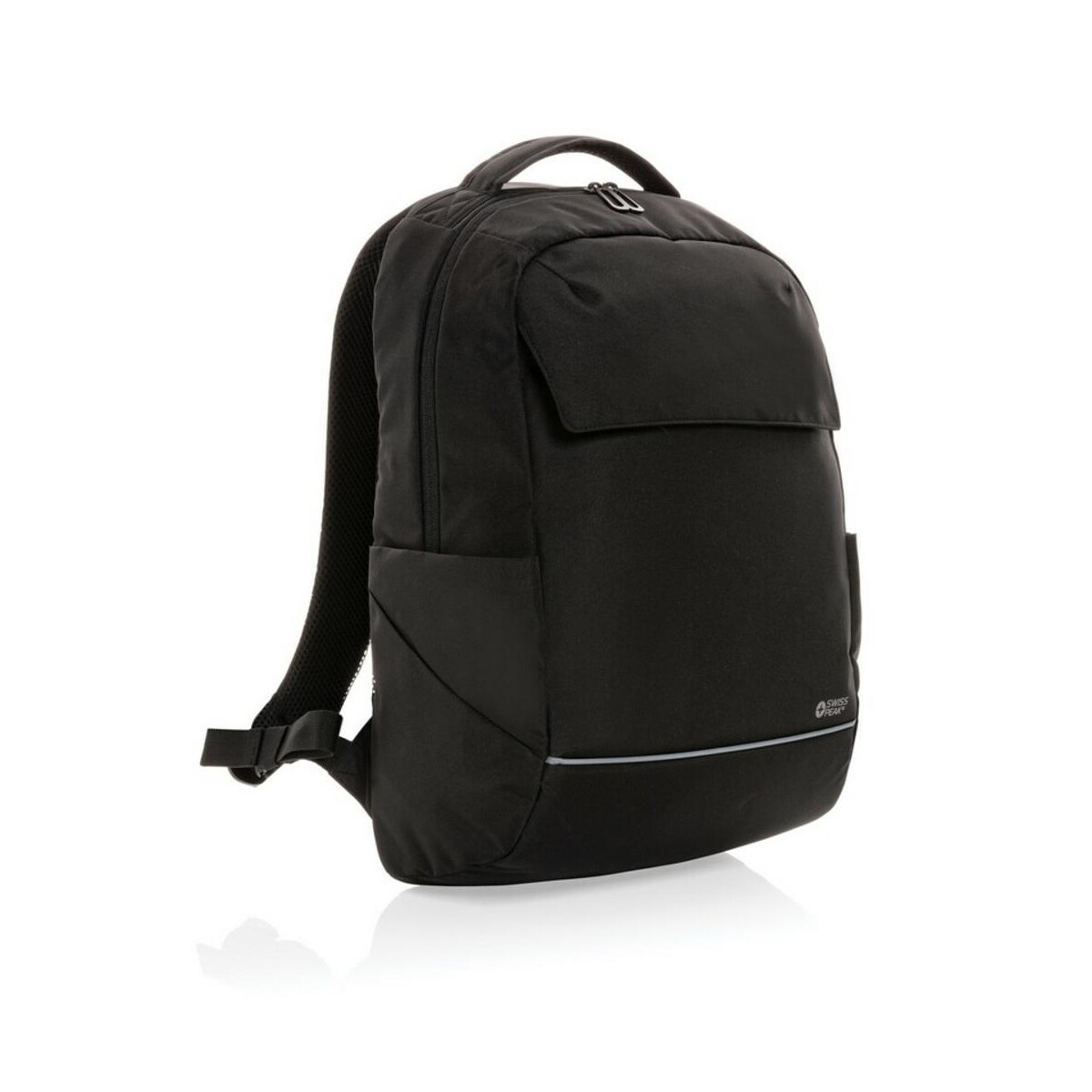 Torby na laptopa z logo – plecak na laptopa 15,6″ swiss peak brooke aware™ rpet P763.031__B_1 Plecak na laptopa 15,6