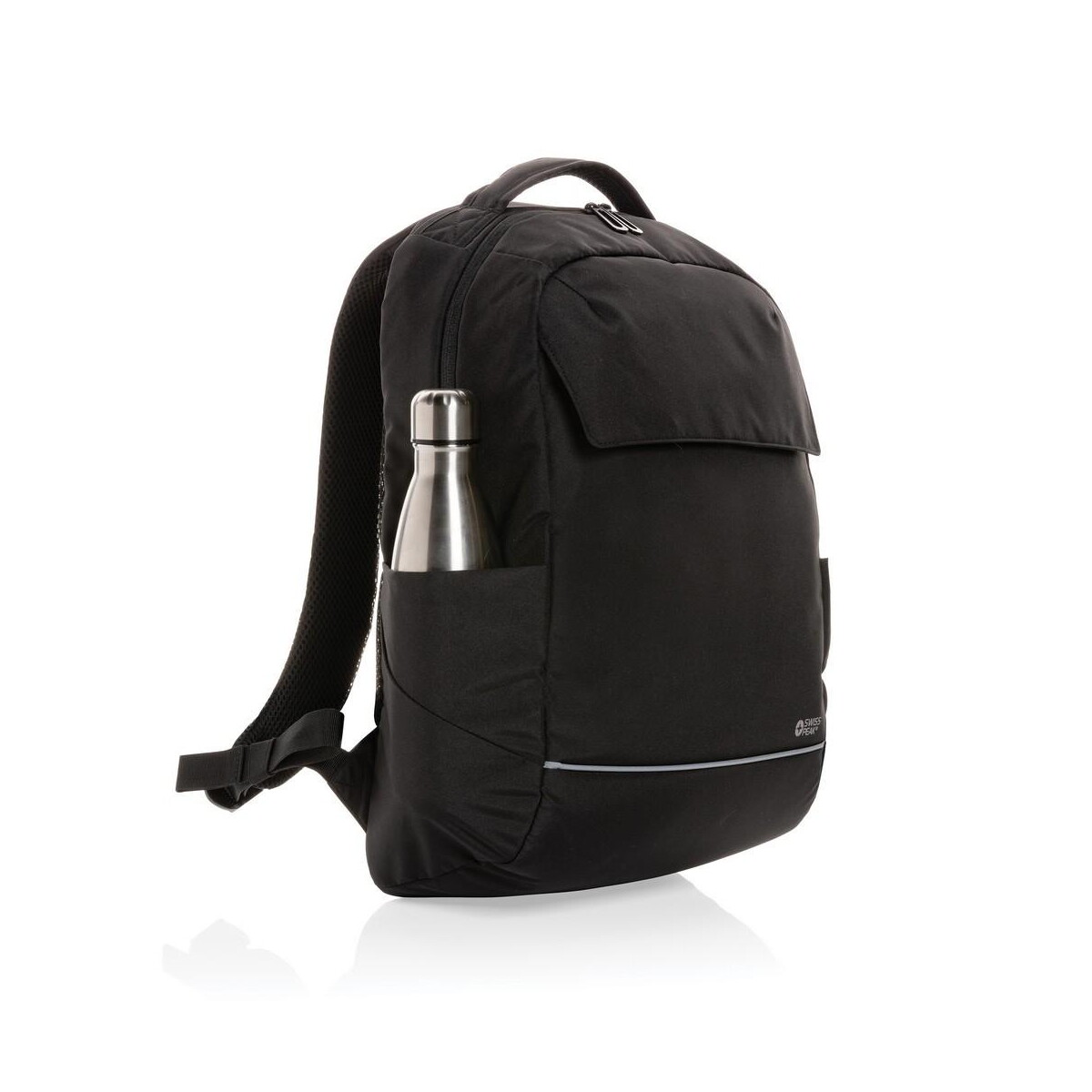 Torby na laptopa z logo – plecak na laptopa 15,6″ swiss peak brooke aware™ rpet P763.031__B_2 Plecak na laptopa 15,6