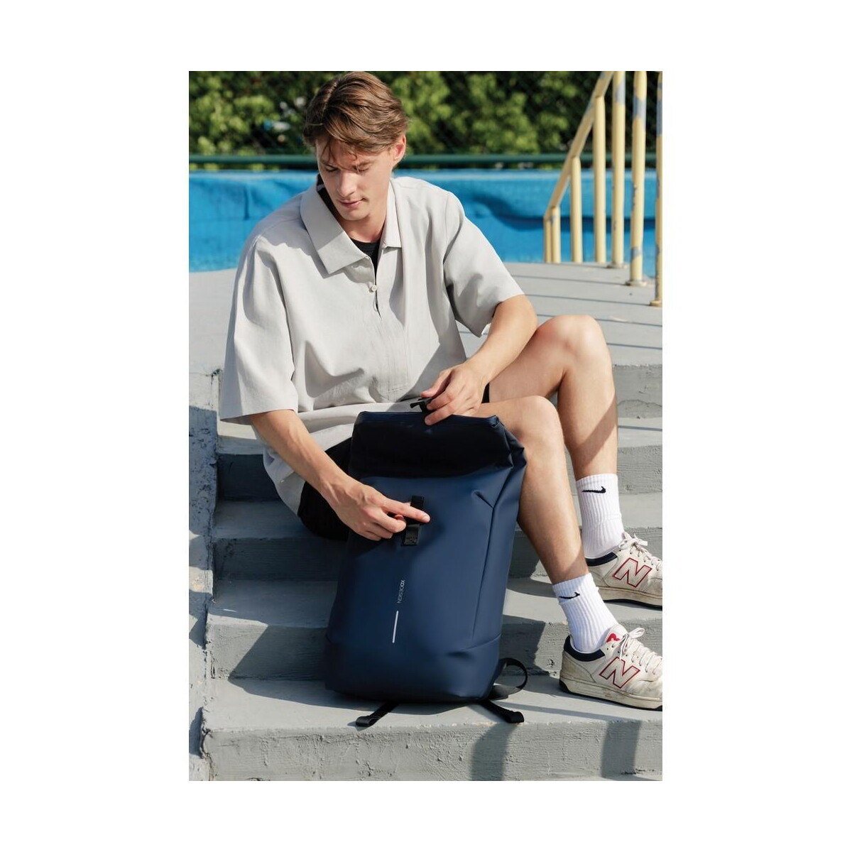 Torby na laptopa z logo – plecak na laptopa 16″ urban flap-top P706.2625__M_411 Plecak na laptopa 16