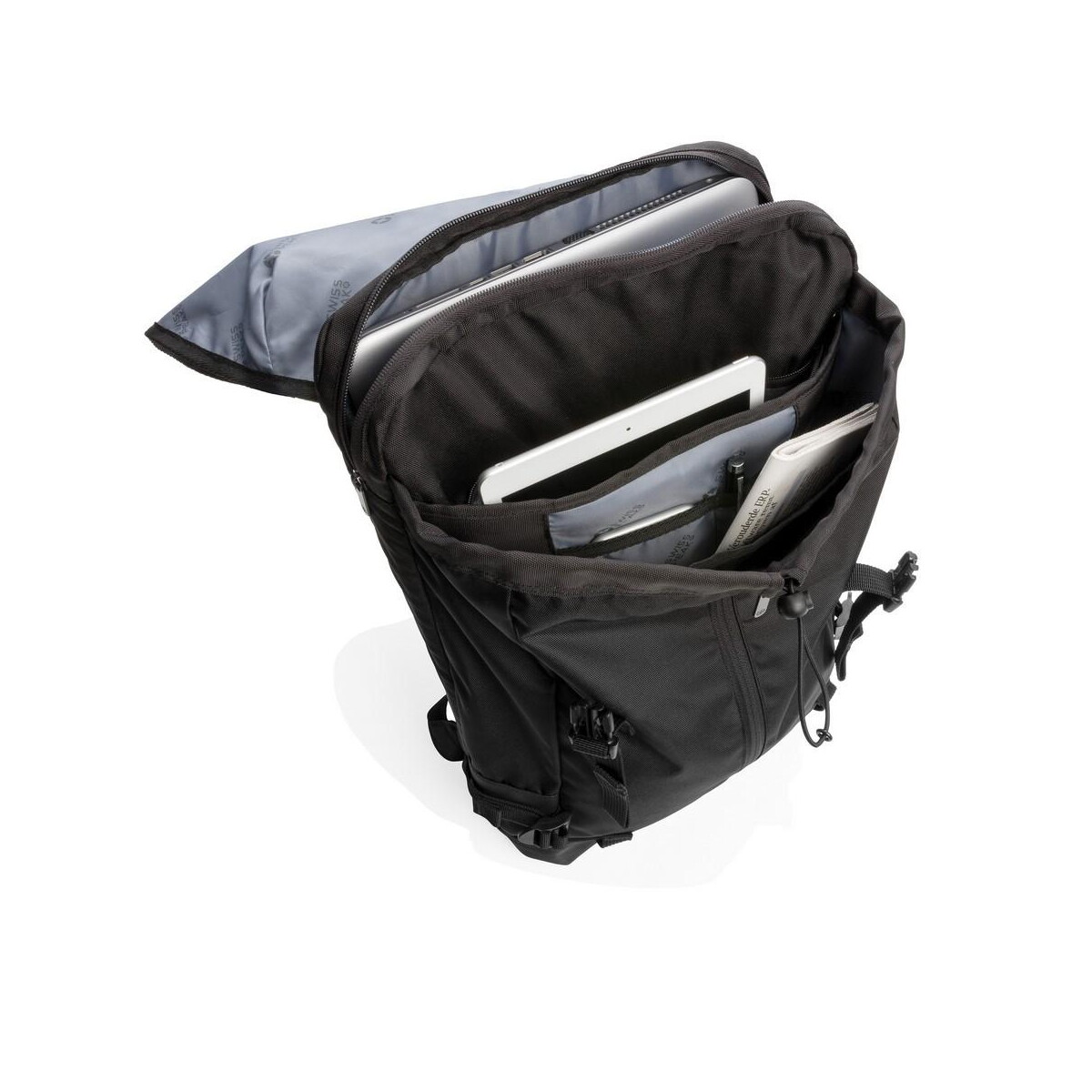 Torby na laptopa z logo – plecak na laptopa 17″ outdoor swiss peak P762.100__B_5 Plecak na laptopa 17