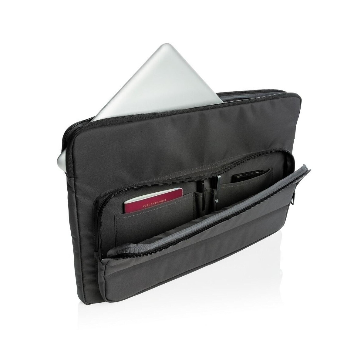 Torby na laptopa z logo – pokrowiec na laptopa 15,6″ impact aware™ rpet P788.031__B_5 Pokrowiec na laptopa 15,6