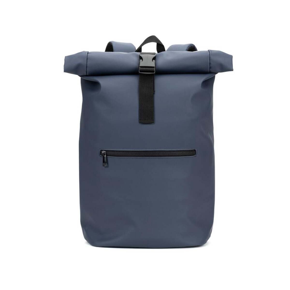 Torby na laptopa z logo – portland. plecak z poliuretanu z rolowaną górą i kieszenią na laptopa 16″ 92534_104-a PORTLAND. Plecak z poliuretanu z rolowaną górą i kieszenią na laptopa 16