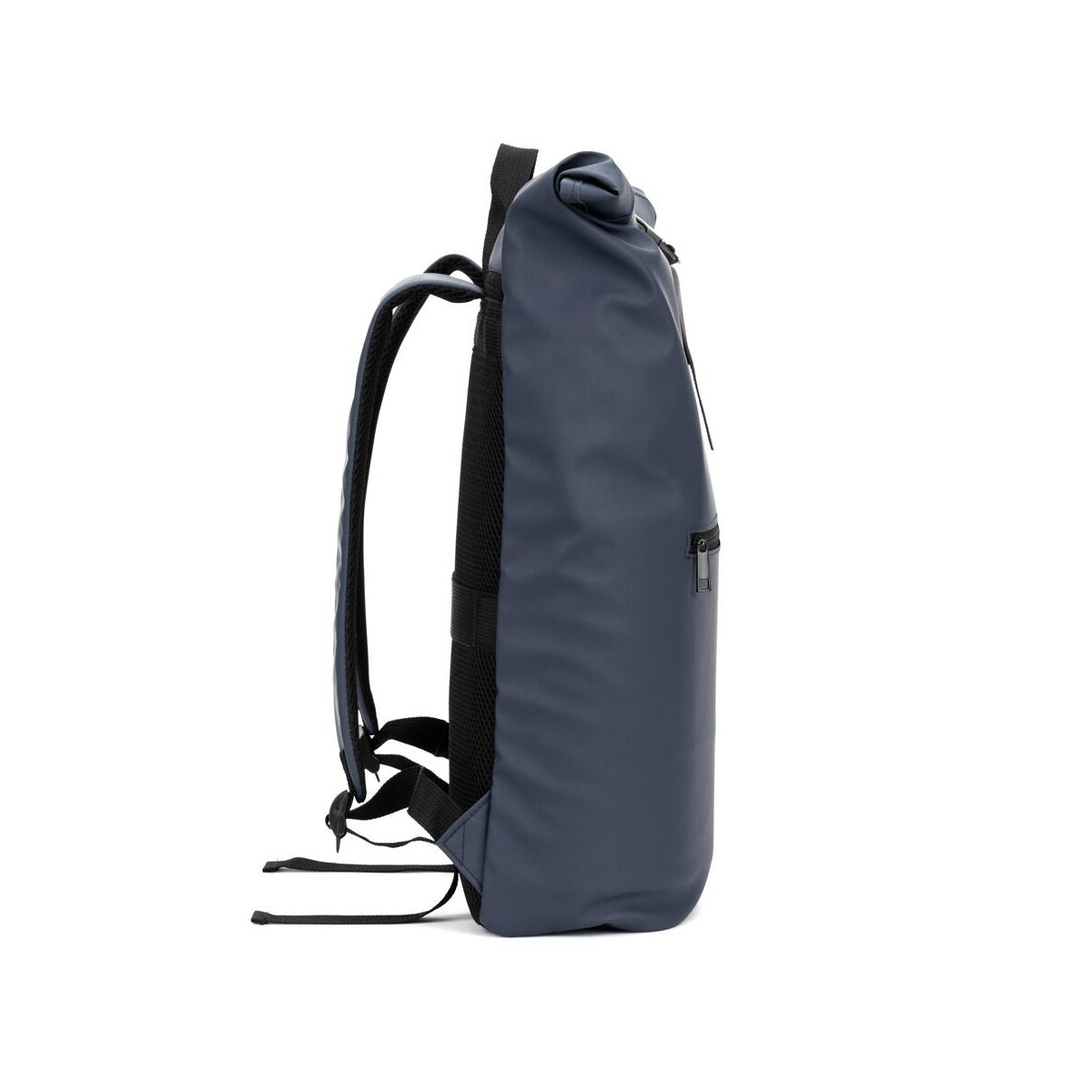 Torby na laptopa z logo – portland. plecak z poliuretanu z rolowaną górą i kieszenią na laptopa 16″ 92534_104-c PORTLAND. Plecak z poliuretanu z rolowaną górą i kieszenią na laptopa 16
