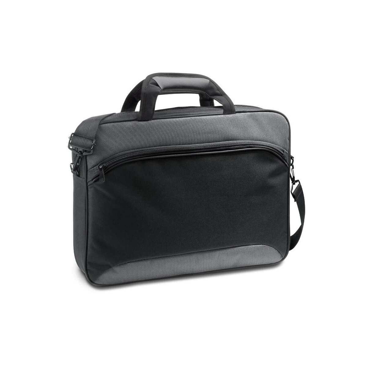 Torby na laptopa z logo – santana. teczka na laptopa 15.6” z 600d 2tone z 300d 92266_set SANTANA. Teczka na laptopa 15.6'' z 600D 2Tone z 300D 92266_set