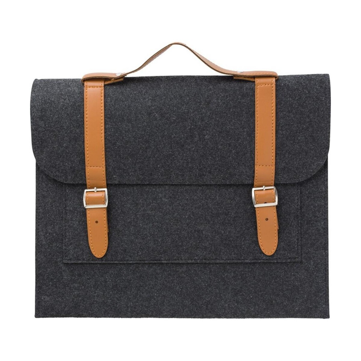 Torby na laptopa z logo – torba na laptopa 14″ z filcu rpet V1252-15_AAB01 Torba na laptopa 14