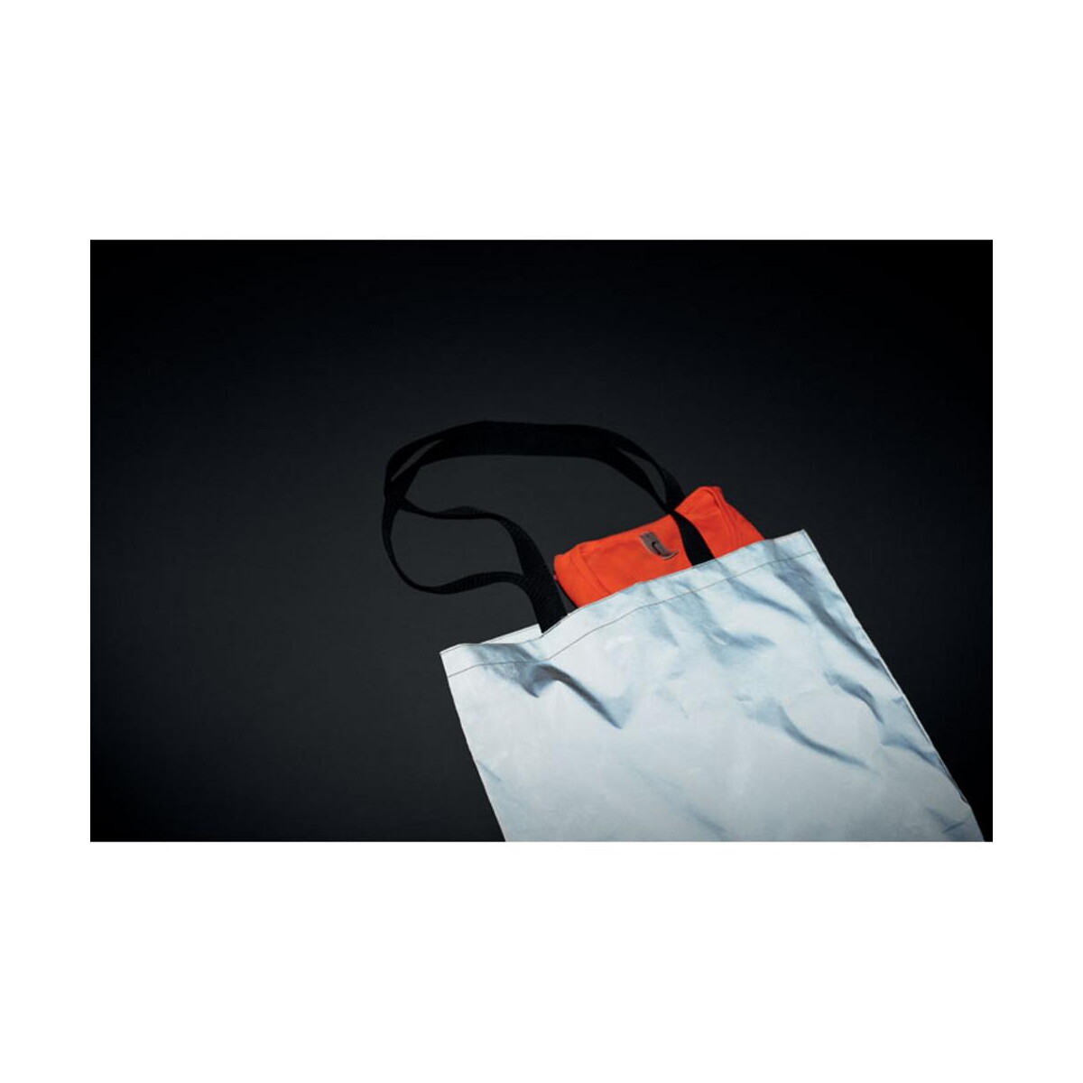 Torby na zakupy z logo – odblaskowa torba na zakupy visi tote mo6302-16-detail Odblaskowa torba na zakupy VISI TOTE mo6302-16-detail