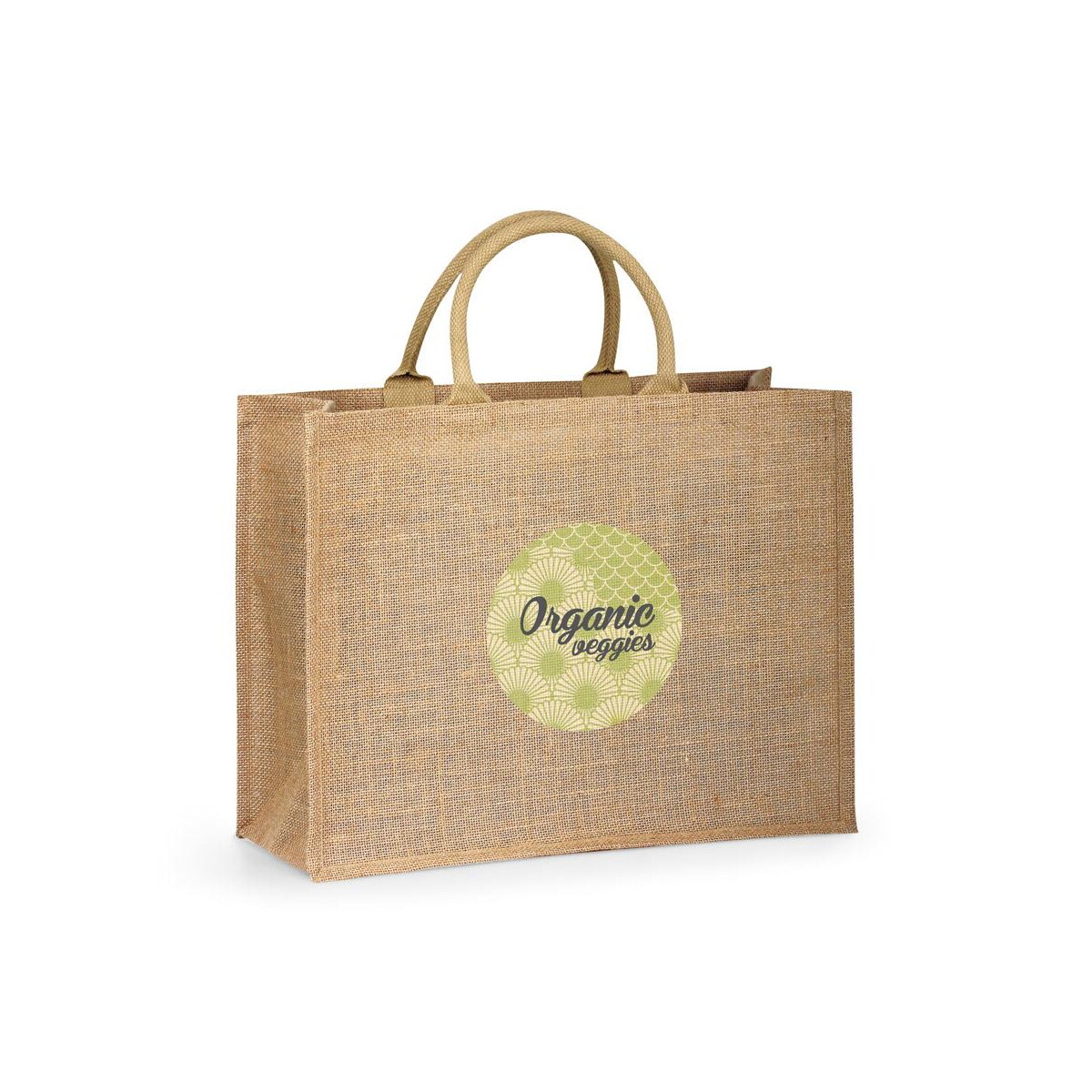 Torby na zakupy z logo – shanti. torba jutowa (360 g/m²) 92827_160-logo SHANTI. Torba jutowa (360 g/m²) 92827_160-logo