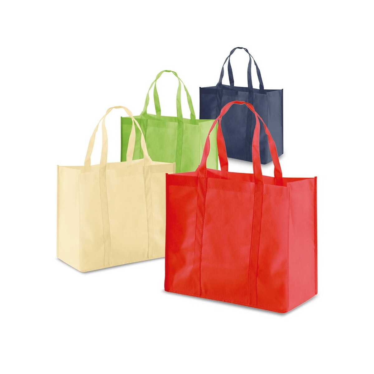 Torby na zakupy z logo – shopper. torba z non-woven (80 g/m²) 92843_set SHOPPER. Torba z non-woven (80 g/m²) 92843_set