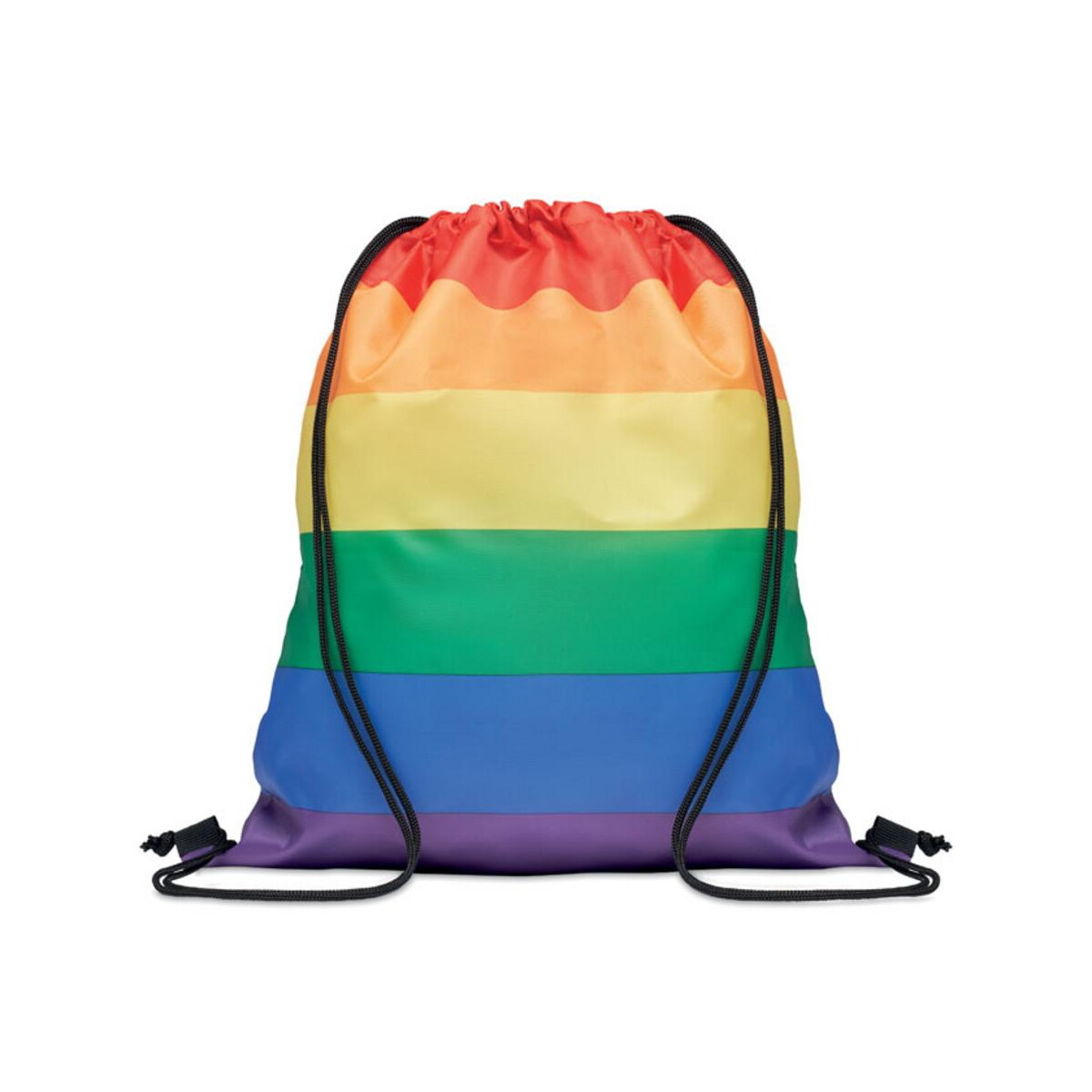 Torby na zakupy z logo – tęczowa torba na zakupy z rpet bow mo6436-99 Tęczowa torba na zakupy z RPET BOW mo6436-99