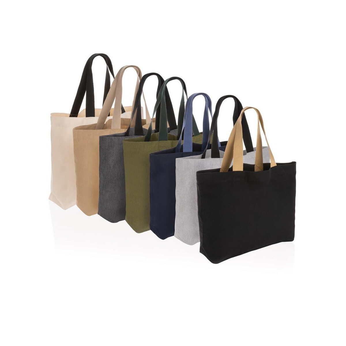 Torby na zakupy z logo – torba na zakupy impact aware™, bawełna z recyklingu P762.950__G_300 Torba na zakupy Impact AWARE™, bawełna z recyklingu P762.950__G_300