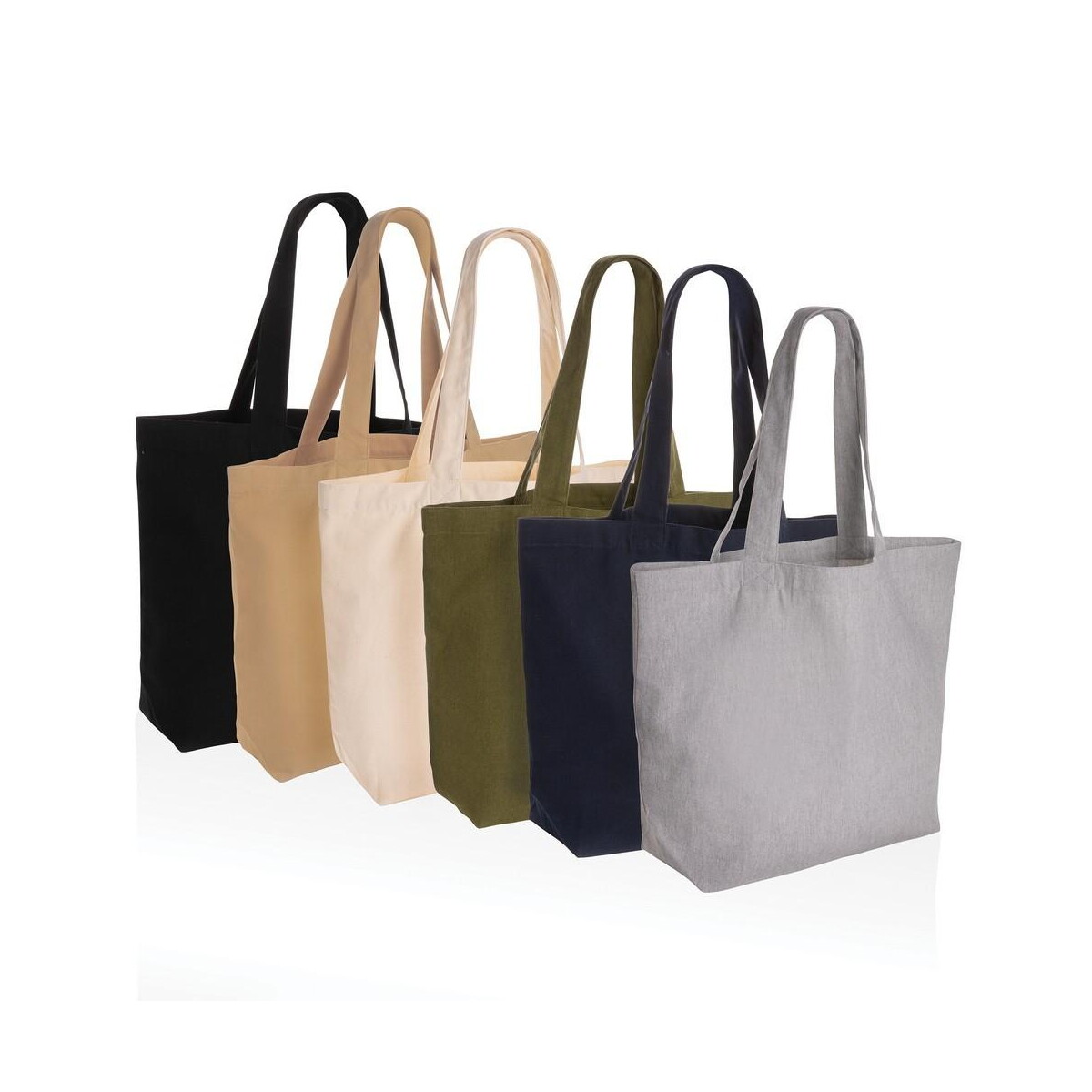 Torby na zakupy z logo – torba na zakupy impact aware™, bawełna z recyklingu P762.960__G_300 Torba na zakupy Impact AWARE™, bawełna z recyklingu P762.960__G_300