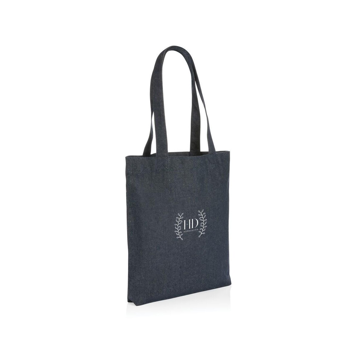 Torby na zakupy z logo – torba na zakupy impact aware™, dżins z recyklingu P762.845__D_100 Torba na zakupy Impact AWARE™, dżins z recyklingu P762.845__D_100