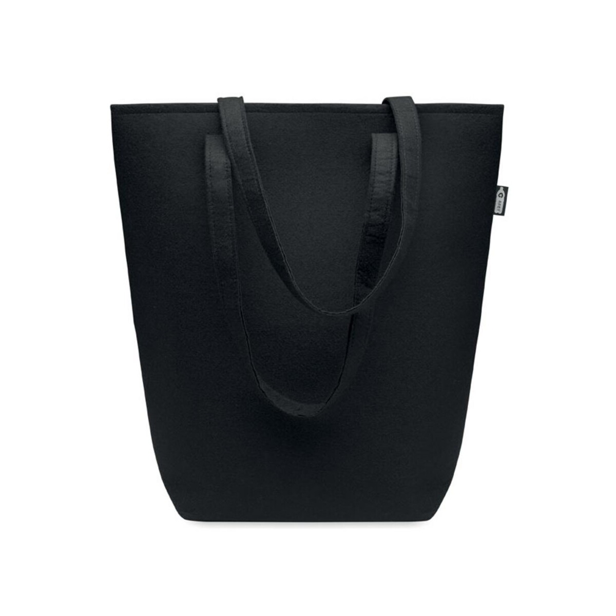 Torby na zakupy z logo – torba na zakupy z filcu rpet nata mo6660-03-side Torba na zakupy z filcu RPET NATA mo6660-03-side