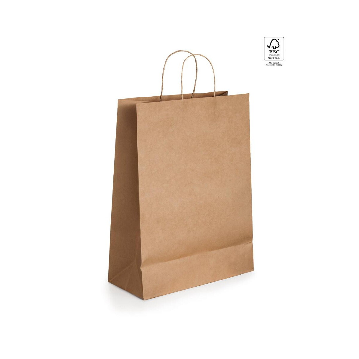 Torby papierowe z logo – ellen. torba z papieru kraftowego (115 g/m²) 92876_160 ELLEN. Torba z papieru kraftowego (115 g/m²) 92876_160