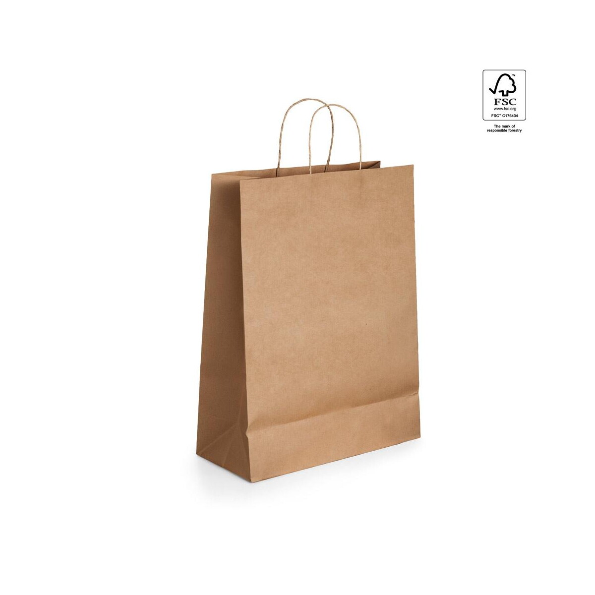 Torby papierowe z logo – ellen. torba z papieru kraftowego (115 g/m²) 92876_set ELLEN. Torba z papieru kraftowego (115 g/m²) 92876_set