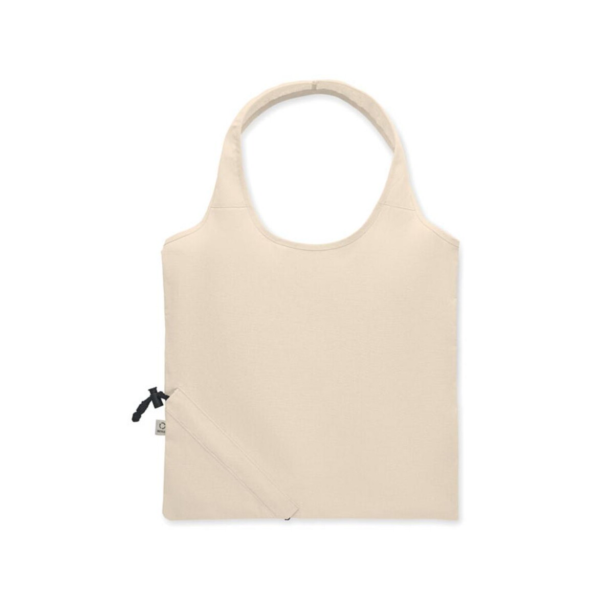 Torby składane z logo – składana torba na zakupy 140 gr carrie mo2486-13-side Składana torba na zakupy 140 gr CARRIE mo2486-13-side