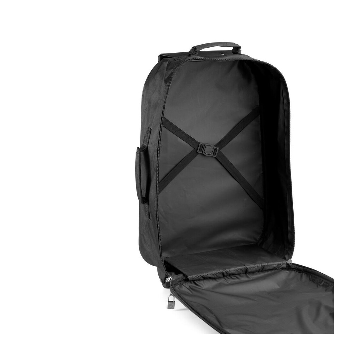 Torby składane z logo – składana walizka, torba na kółkach V4270-03_AAA03 Składana walizka, torba na kółkach V4270-03_AAA03