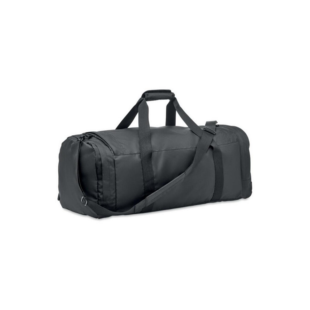 Torby sportowe z logo – duża torba sportowa 300d rpet valley duffle mo2053-03-side Duża torba sportowa 300D RPET VALLEY DUFFLE mo2053-03-side