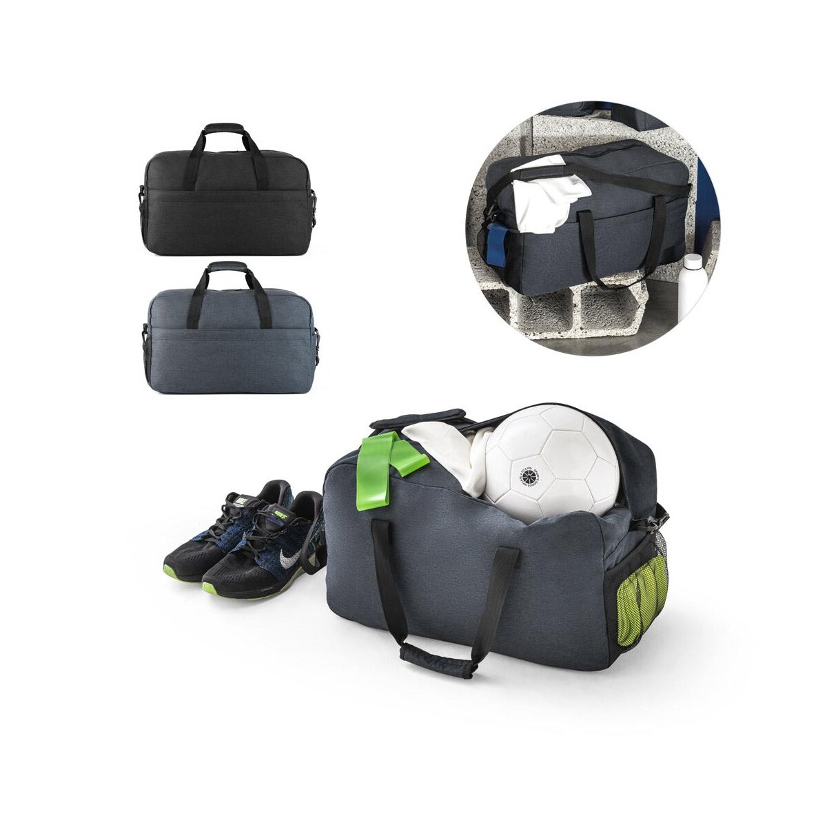 Torby sportowe z logo – repurpose sports. torba sportowa 600d poliestru pochodzącego 92079_set REPURPOSE SPORTS. Torba sportowa 600D poliestru pochodzącego 92079_set