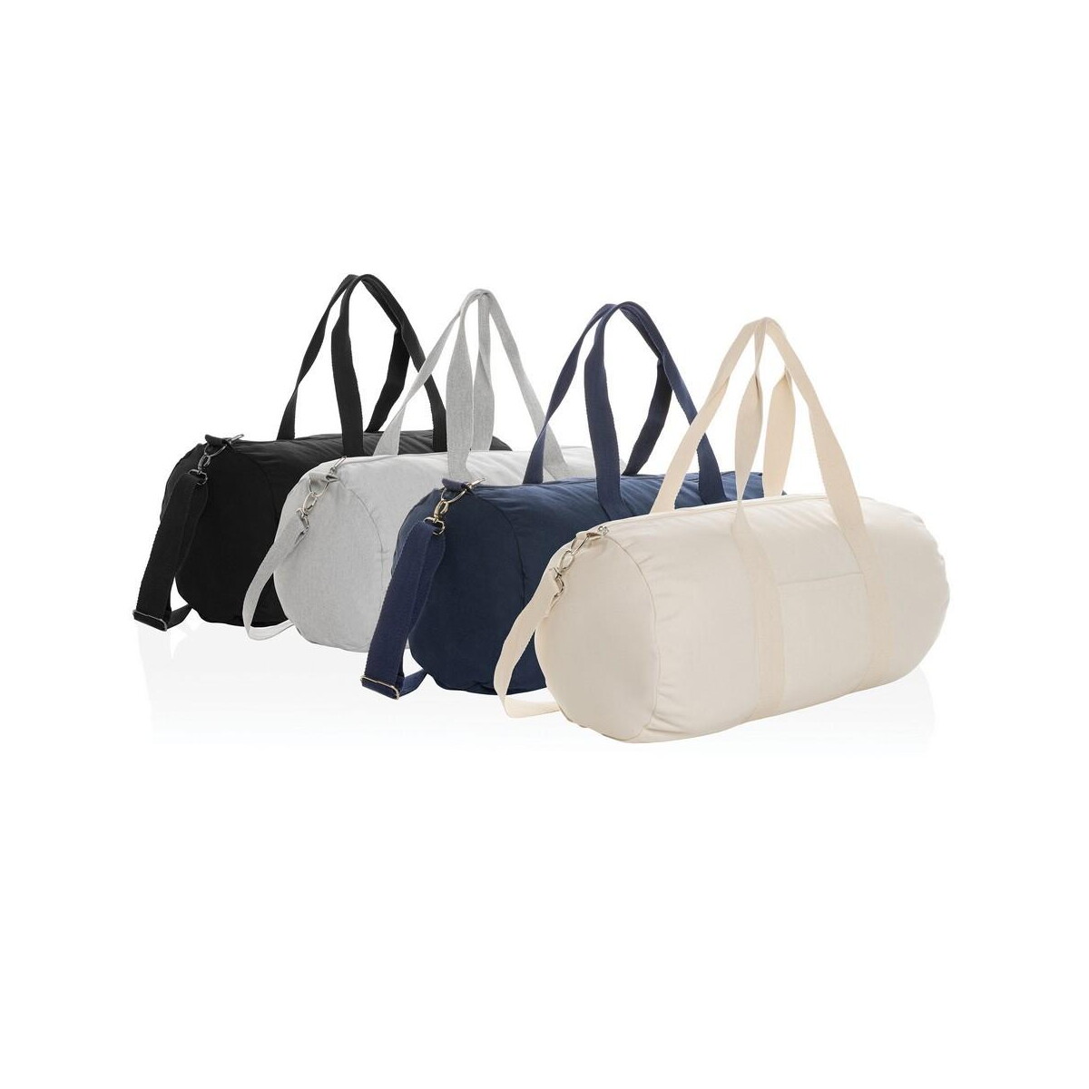 Torby sportowe z logo – torba sportowa, podróżna impact aware™, bawełna z recyklingu P707.190__G_300 Torba sportowa, podróżna Impact AWARE™, bawełna z recyklingu P707.190__G_300