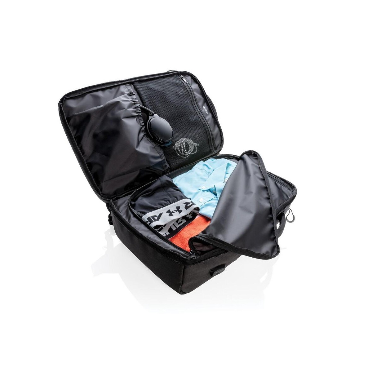 Torby sportowe z logo – torba sportowa, podróżna swiss peak aware™ rpet P763.141__B_10_ Torba sportowa, podróżna Swiss Peak AWARE™ RPET P763.141__B_10_