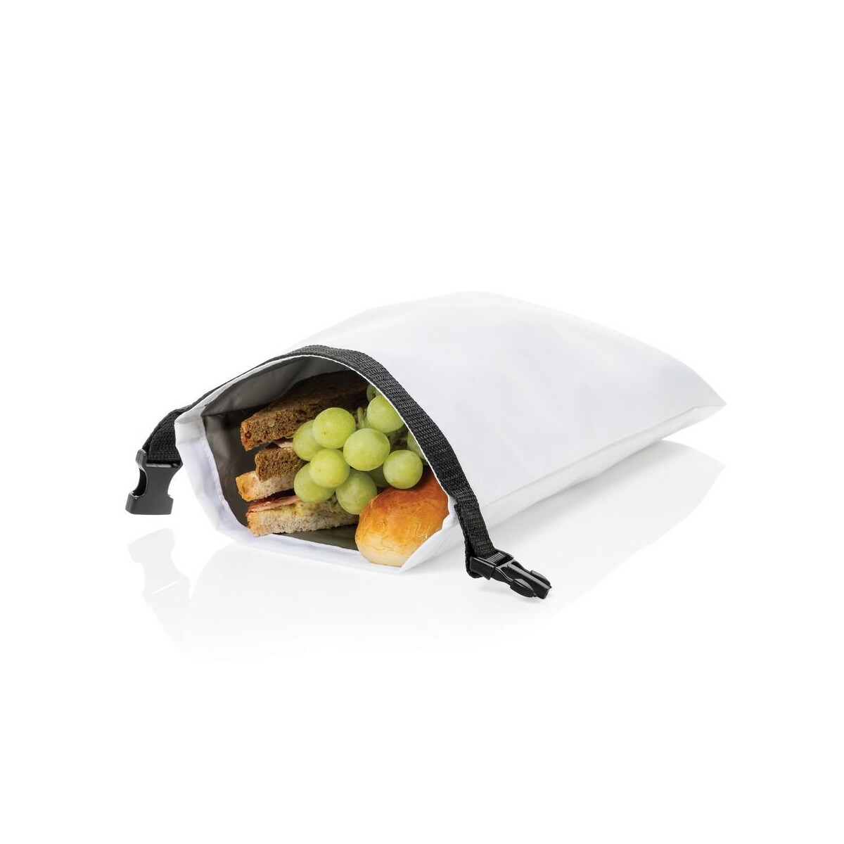 Torby termiczne z logo – zwijana torba termoizolacyjna snackstrap P422.5503__B_2 Zwijana torba termoizolacyjna Snackstrap P422.5503__B_2