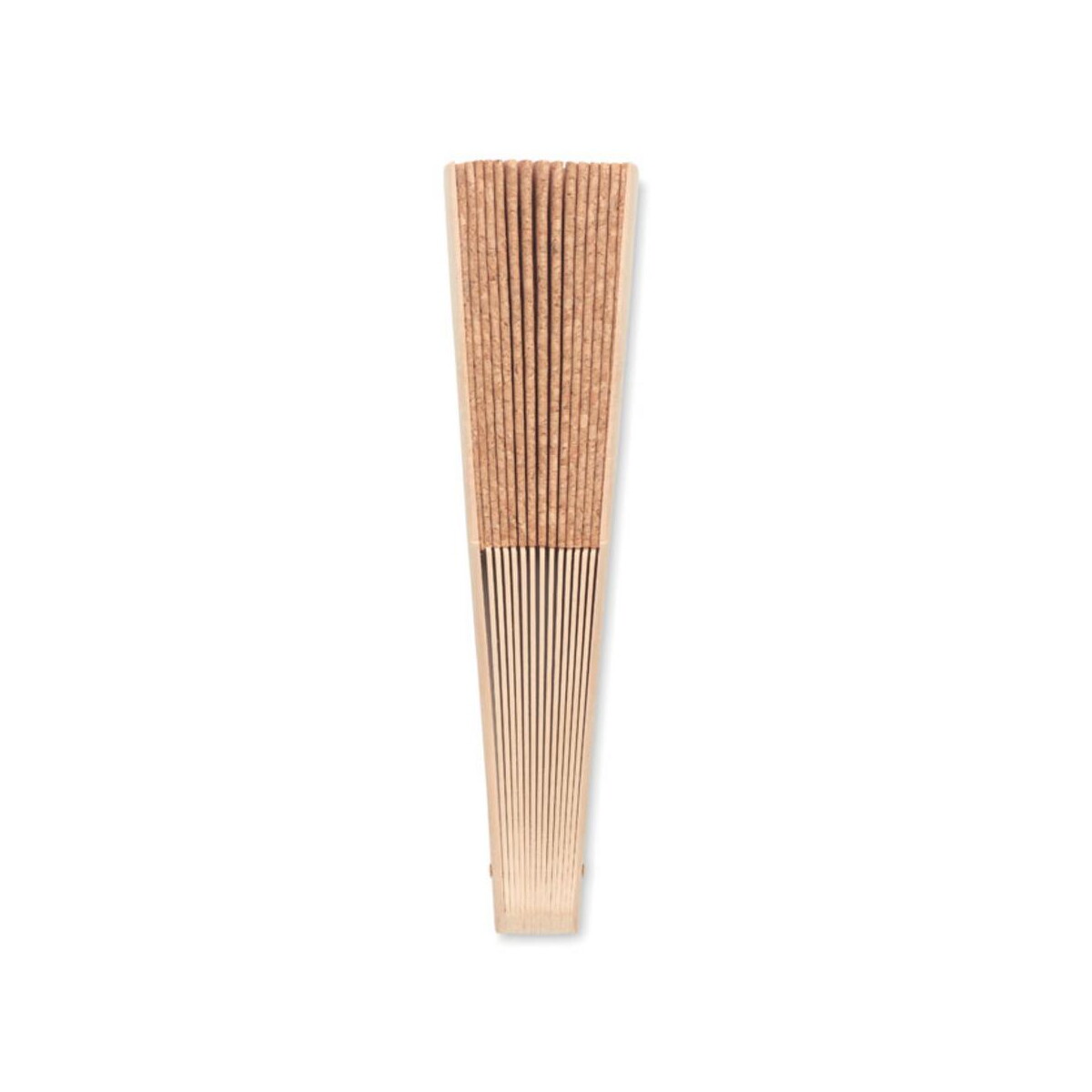 Wachlarze z logo – drewniany wachlarz z korkiem fanny cork mo6232-13-top Drewniany wachlarz z korkiem FANNY CORK mo6232-13-top