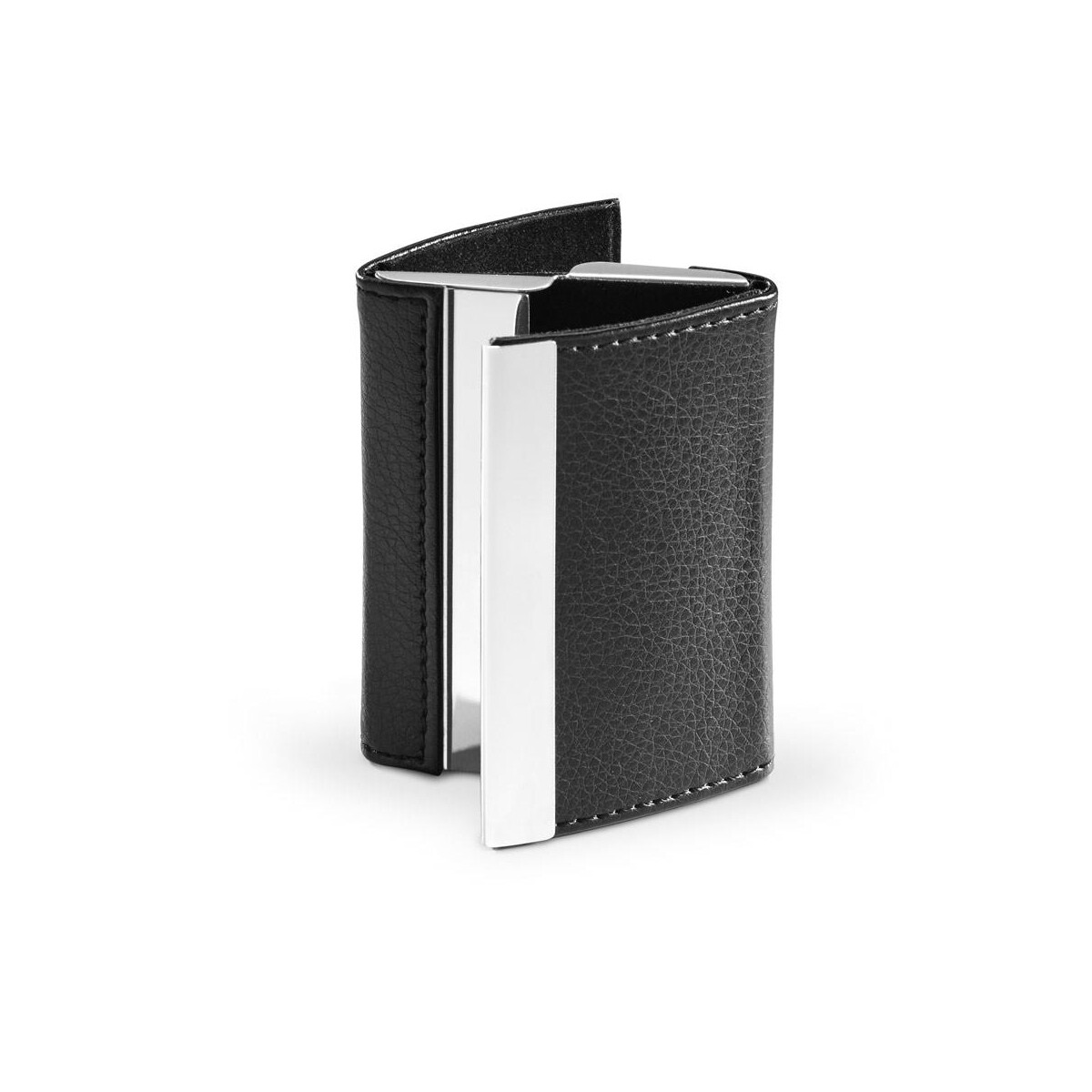 Wizytowniki z logo – lone. podwójne etui na karty z metalu i pu 93318_103 LONE. Podwójne etui na karty z metalu i PU 93318_103