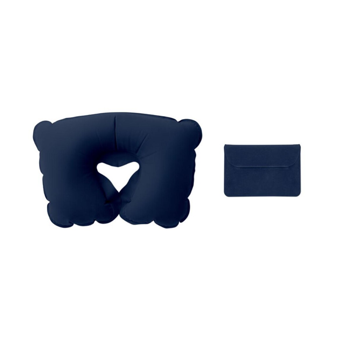 Zagłówki z logo – nadmuchiwana poduszka w etui travelconfort mo7265-04 Nadmuchiwana poduszka w etui TRAVELCONFORT mo7265-04