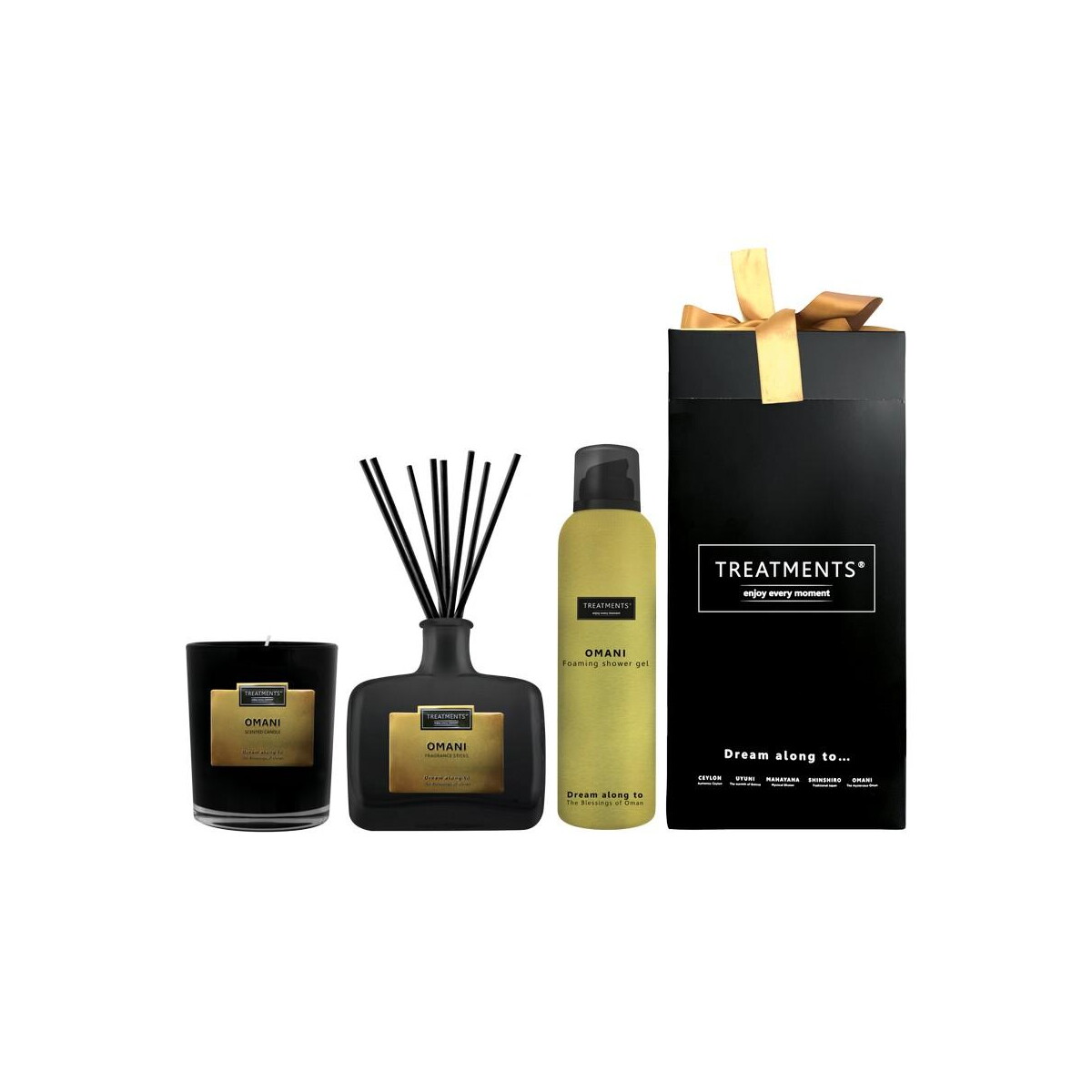Zestawy kąpielowe z logo – zestaw prezentowy home & body deluxe treatments VTR05-08_AAB01 Zestaw prezentowy Home & Body DeLuxe TREATMENTS VTR05-08_AAB01