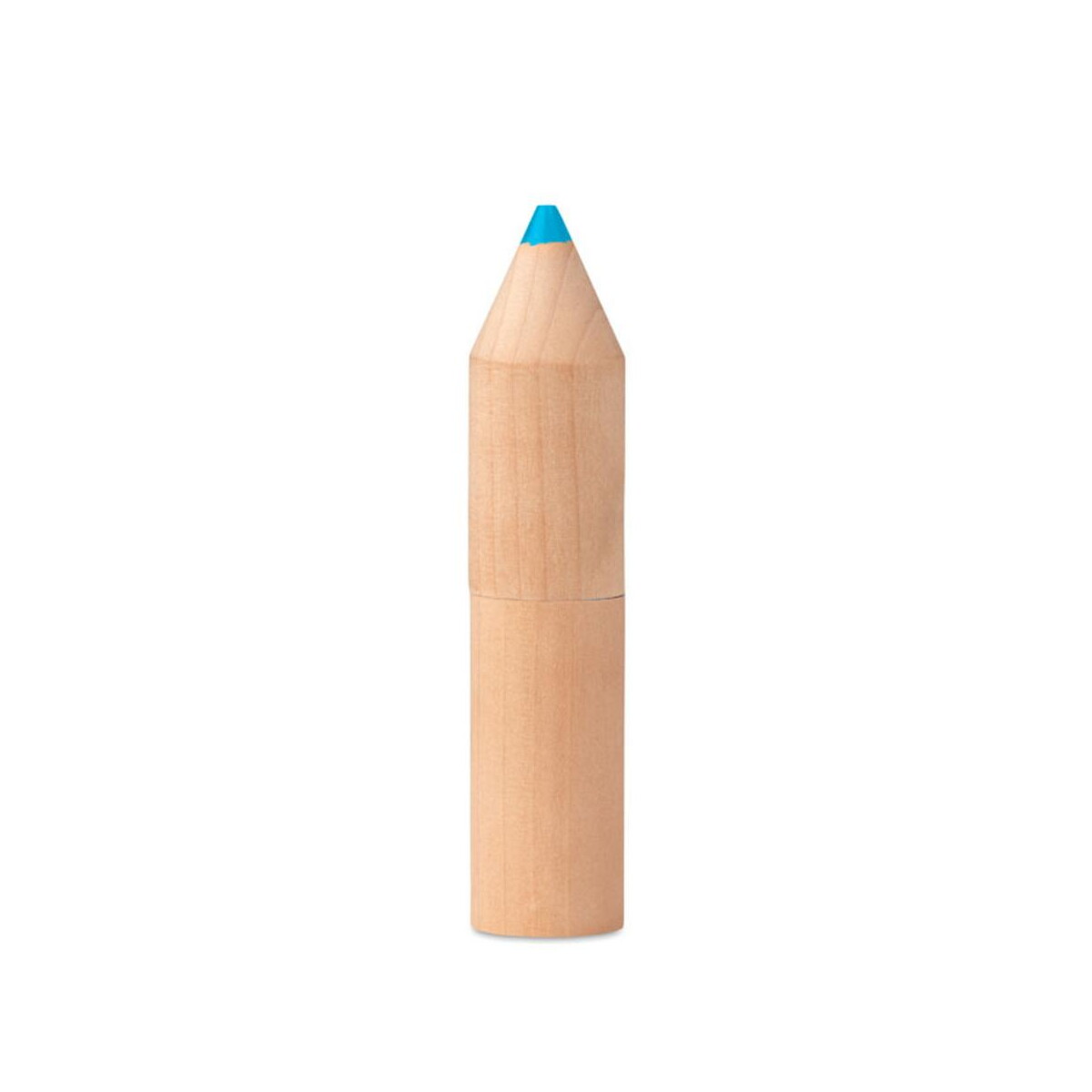 Zestawy kredek z logo – 6 kredek w drewnianym pudełku petit coloret mo9875-40 6 kredek w drewnianym pudełku PETIT COLORET mo9875-40