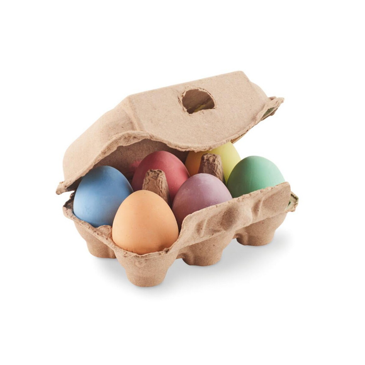 Zestawy kredek z logo – 6 kredowych jajek w pudełku tamago mo6479-13 6 kredowych jajek w pudełku TAMAGO mo6479-13