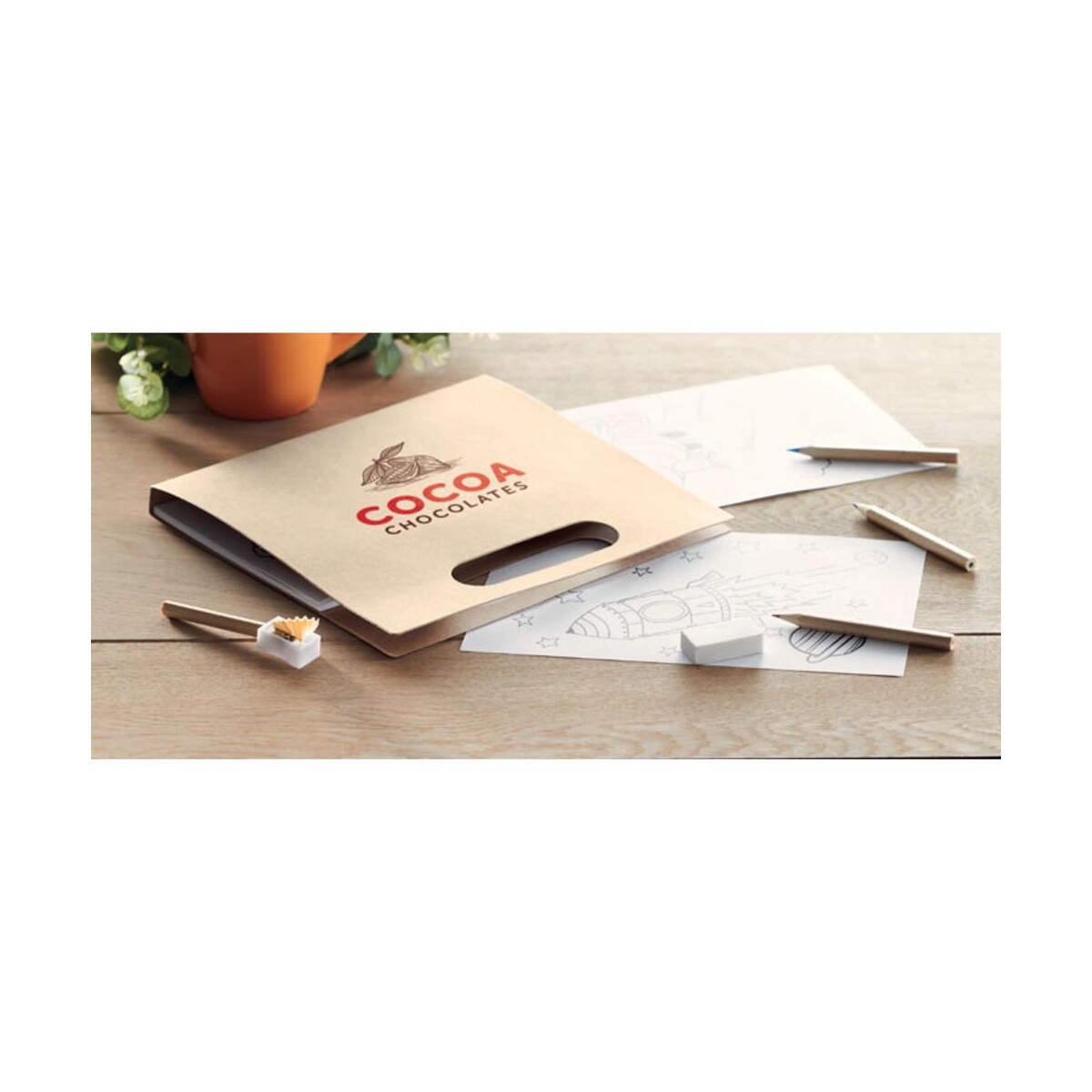 Zestawy kredek z logo – zestaw do kolorowania folder2 go mo9544-13-print Zestaw do kolorowania FOLDER2 GO mo9544-13-print
