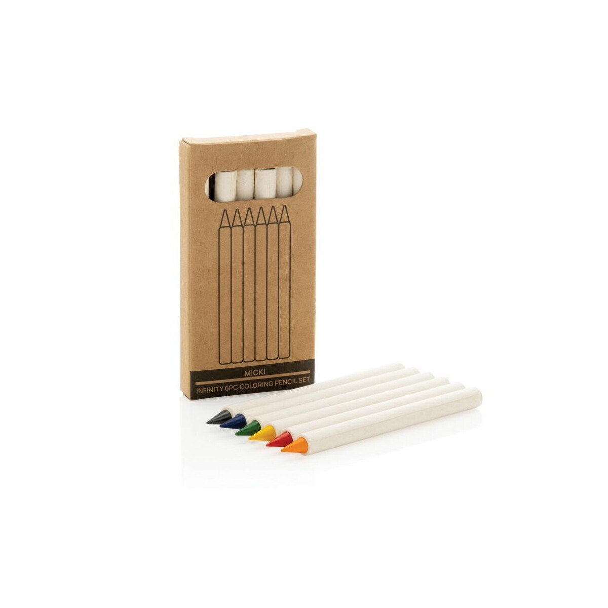 Zestawy kredek z logo – zestaw kredek micki P611.3503__P_501 Zestaw kredek Micki P611.3503__P_501