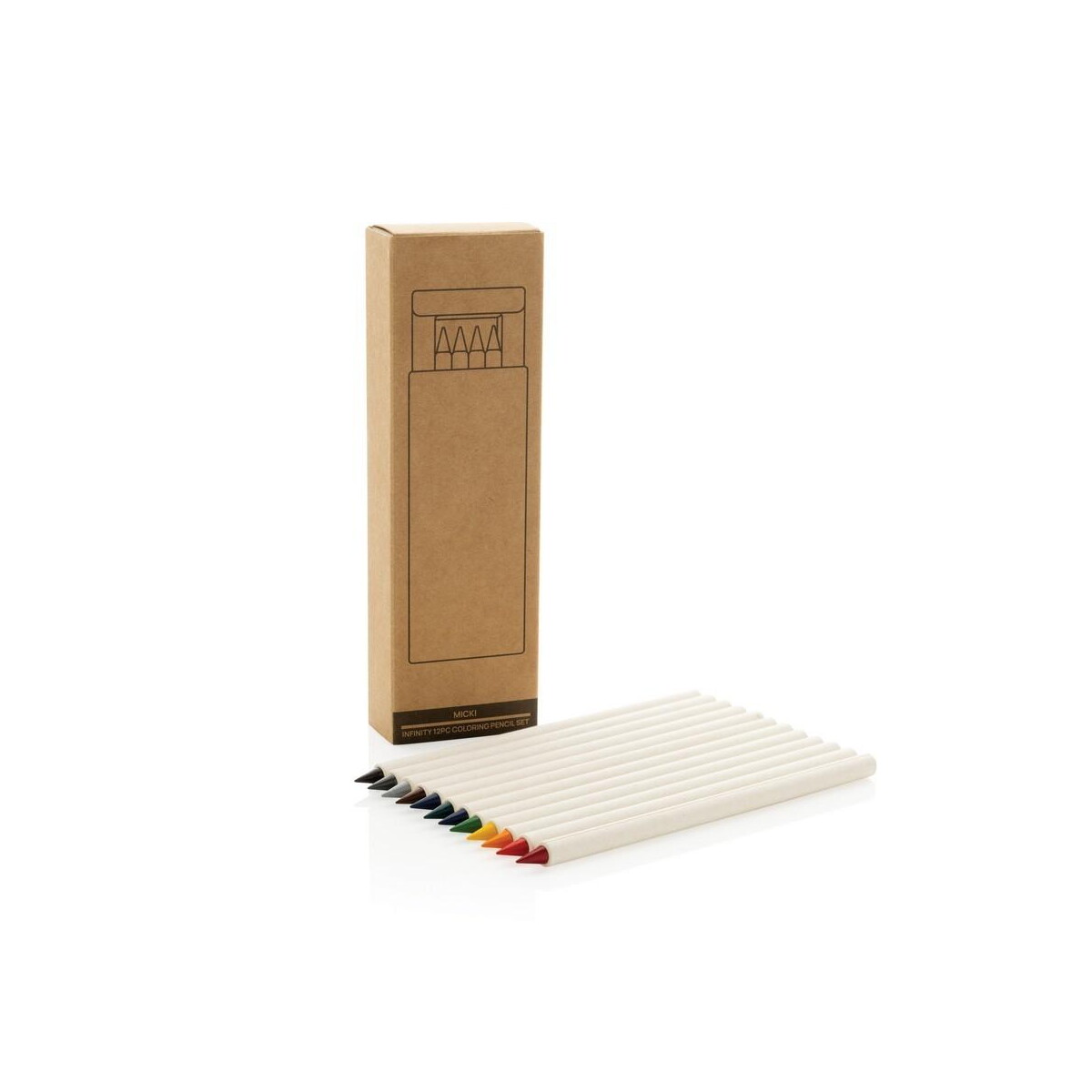 Zestawy kredek z logo – zestaw kredek micki P611.3703__P_501 Zestaw kredek Micki P611.3703__P_501