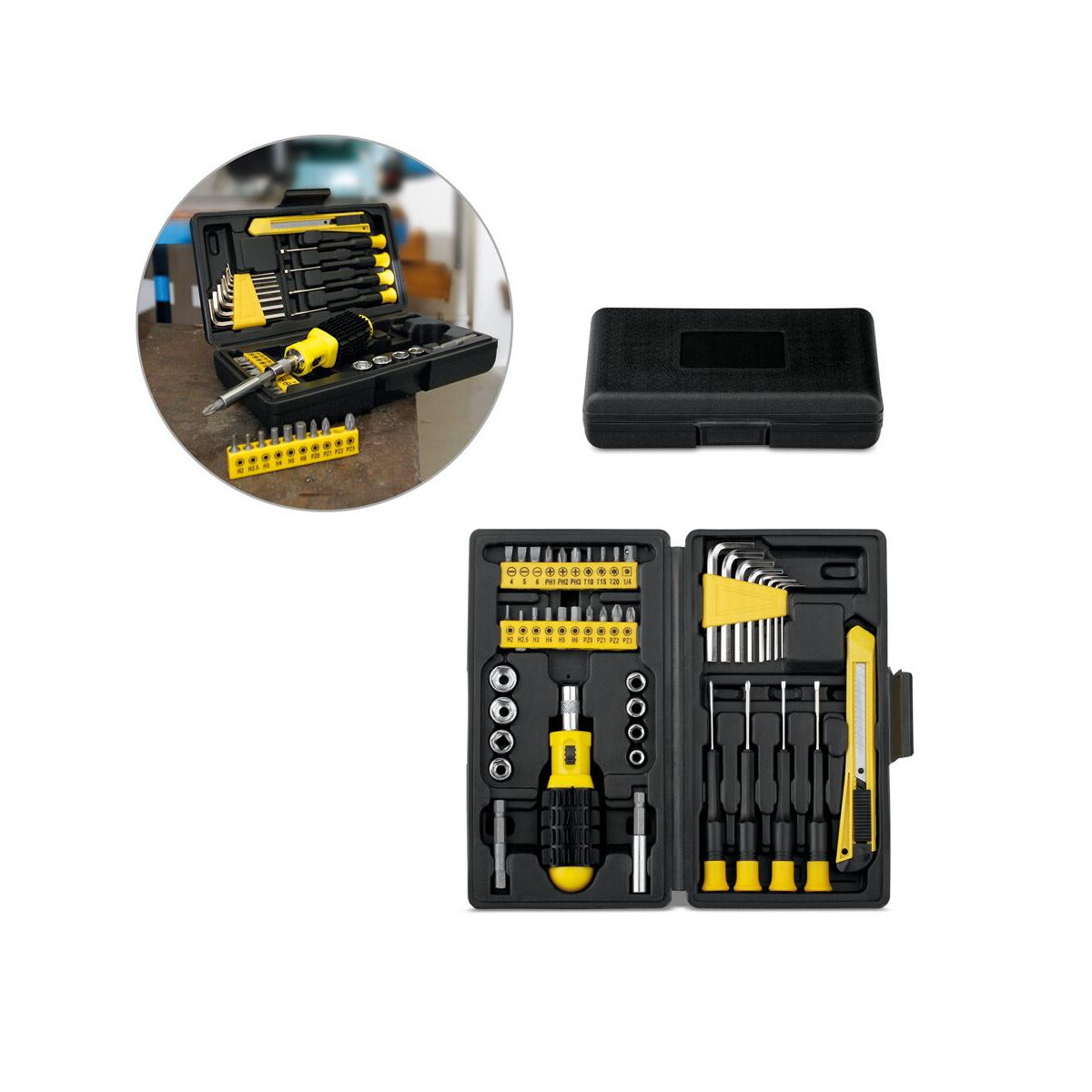 TUFF. 45-częściowy zestaw narzędzi 94019_set