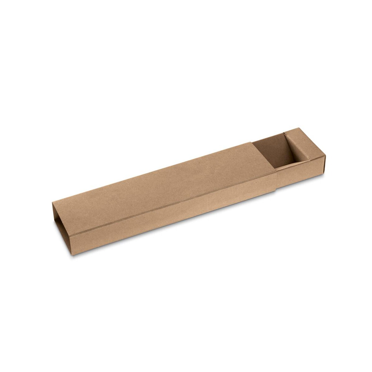 Zestawy piśmiennicze z logo – pendulo. etui na 1 długopis z papieru kraft 91970_160 PENDULO. Etui na 1 długopis z papieru kraft 91970_160