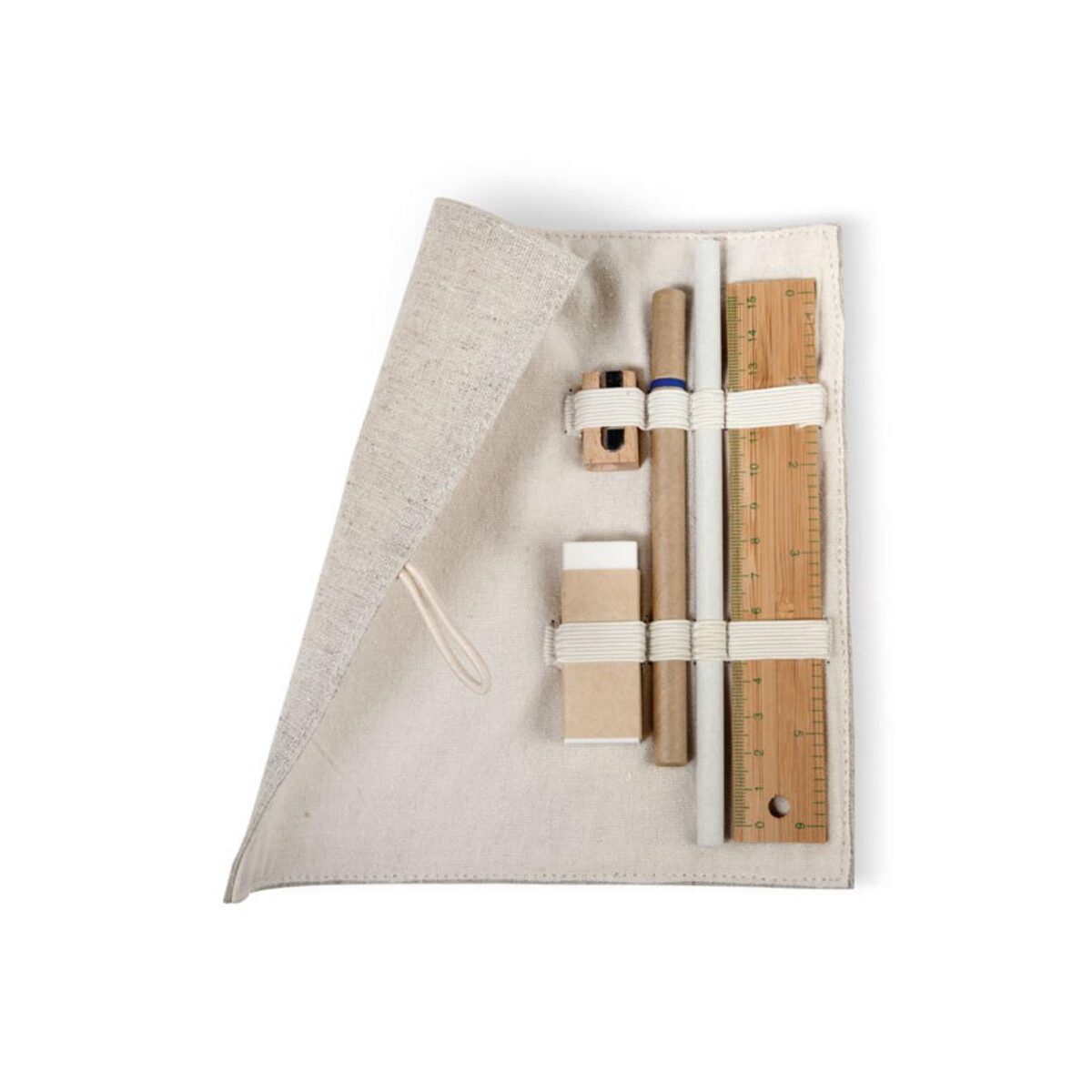 Zestawy piśmiennicze z logo – zestaw biurkowy w etui ecoset mo7755-13 Zestaw biurkowy w etui ECOSET mo7755-13