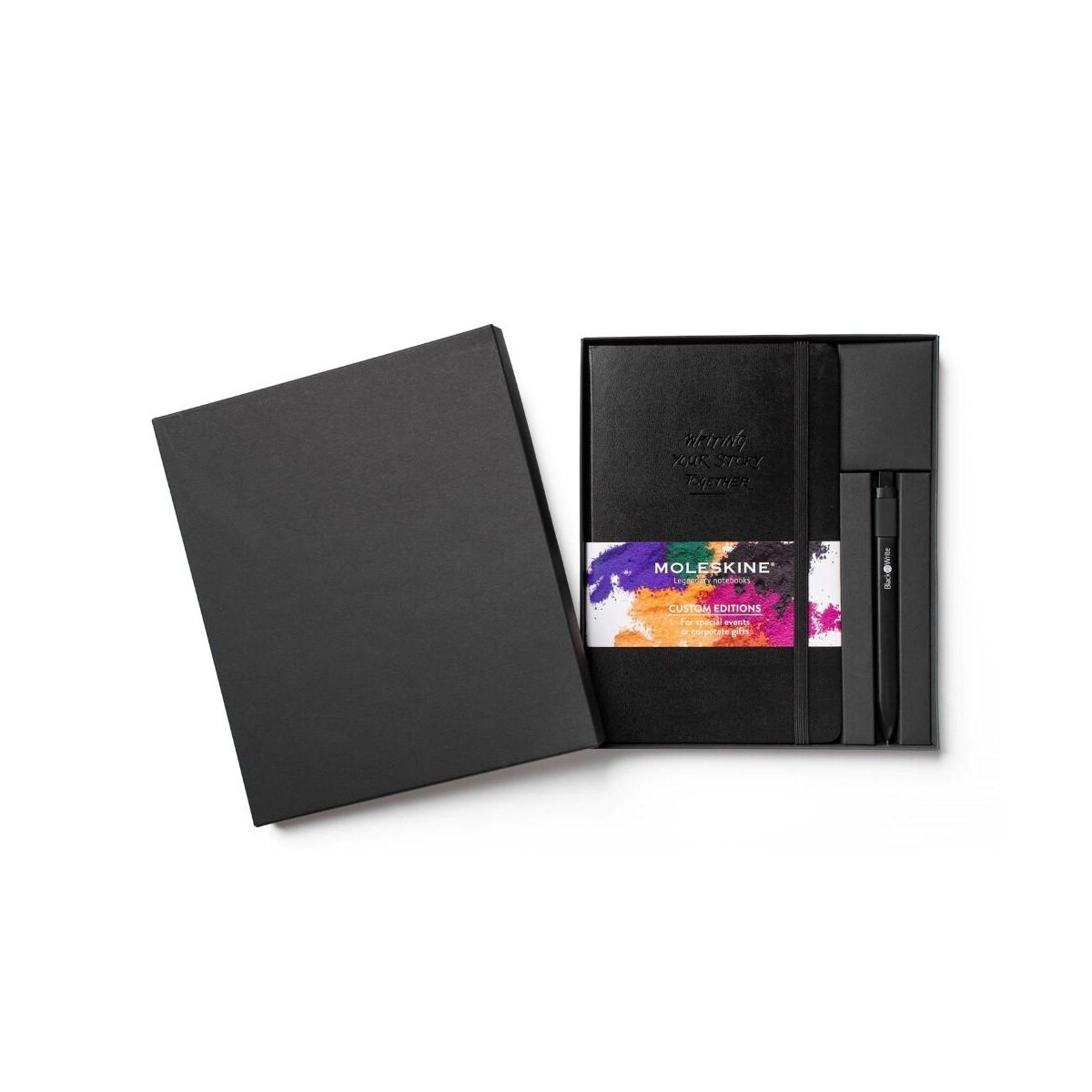 Zestawy prezentowe z logo – pudełko podarunkowe moleskine VM381-03_AAA04 Pudełko podarunkowe MOLESKINE VM381-03_AAA04