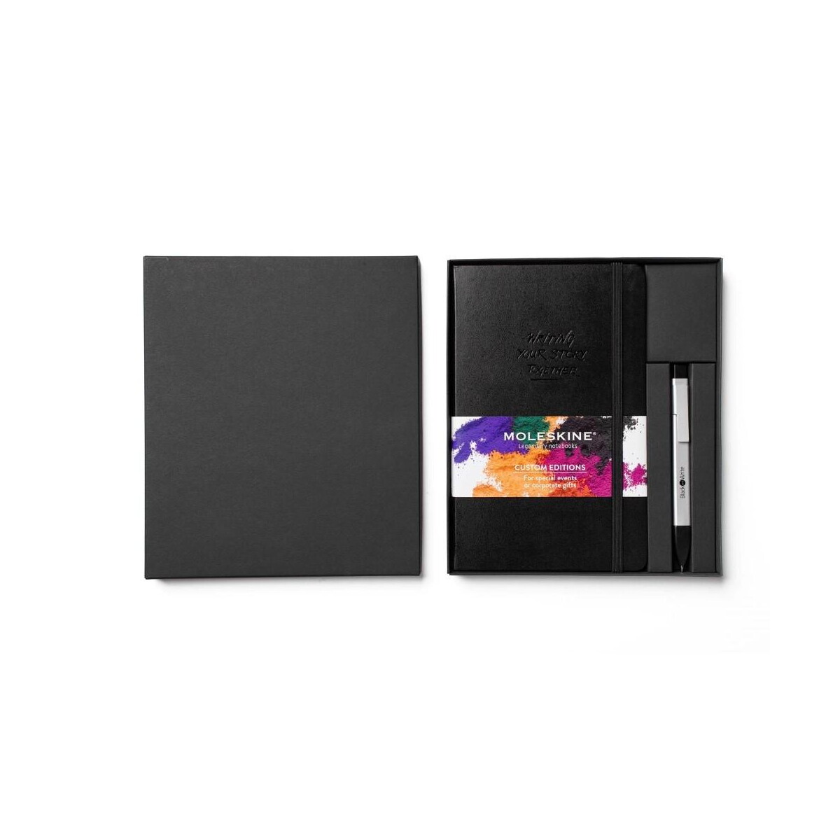 Zestawy prezentowe z logo – pudełko podarunkowe moleskine VM381-03_AAA06 Pudełko podarunkowe MOLESKINE VM381-03_AAA06